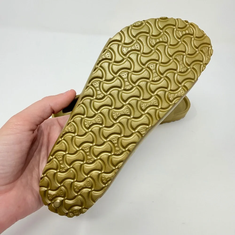 Birkenstock Arizona Youth EU 31 US 13-13.5 EVA Gold Sandals Waterproof NEW